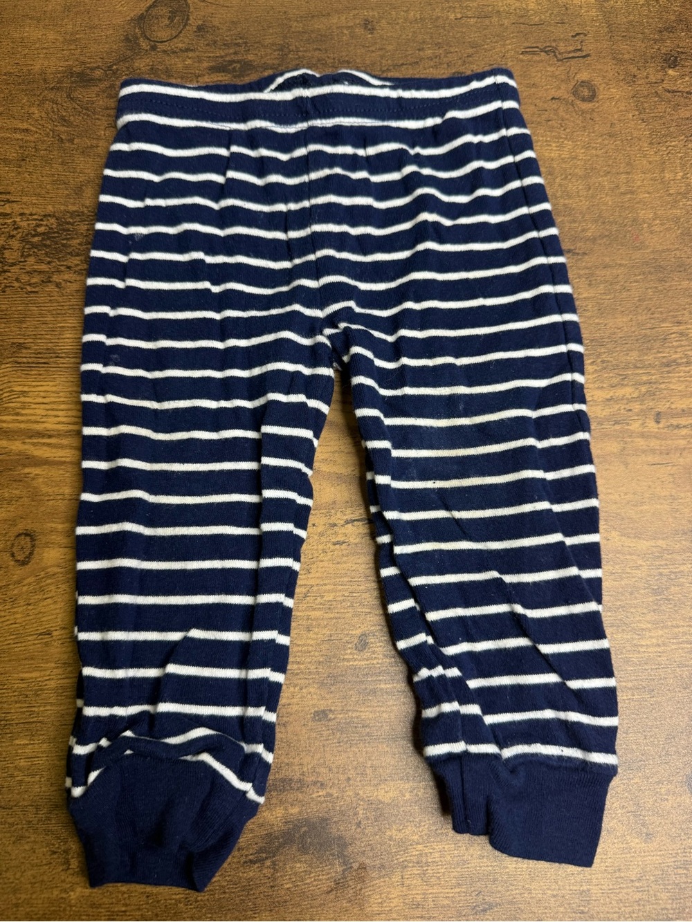 ⭐️5 for $20⭐️ Carters Navy & White Striped Cozy Jogger Pants 12M